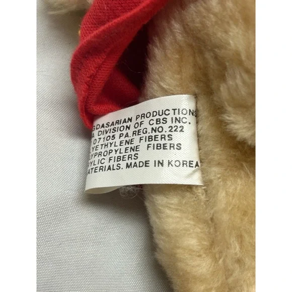 Vintage 1983 Alvin And The Chipmunks Plush Alvin Doll Bagdasarian - Picture 4 of 4